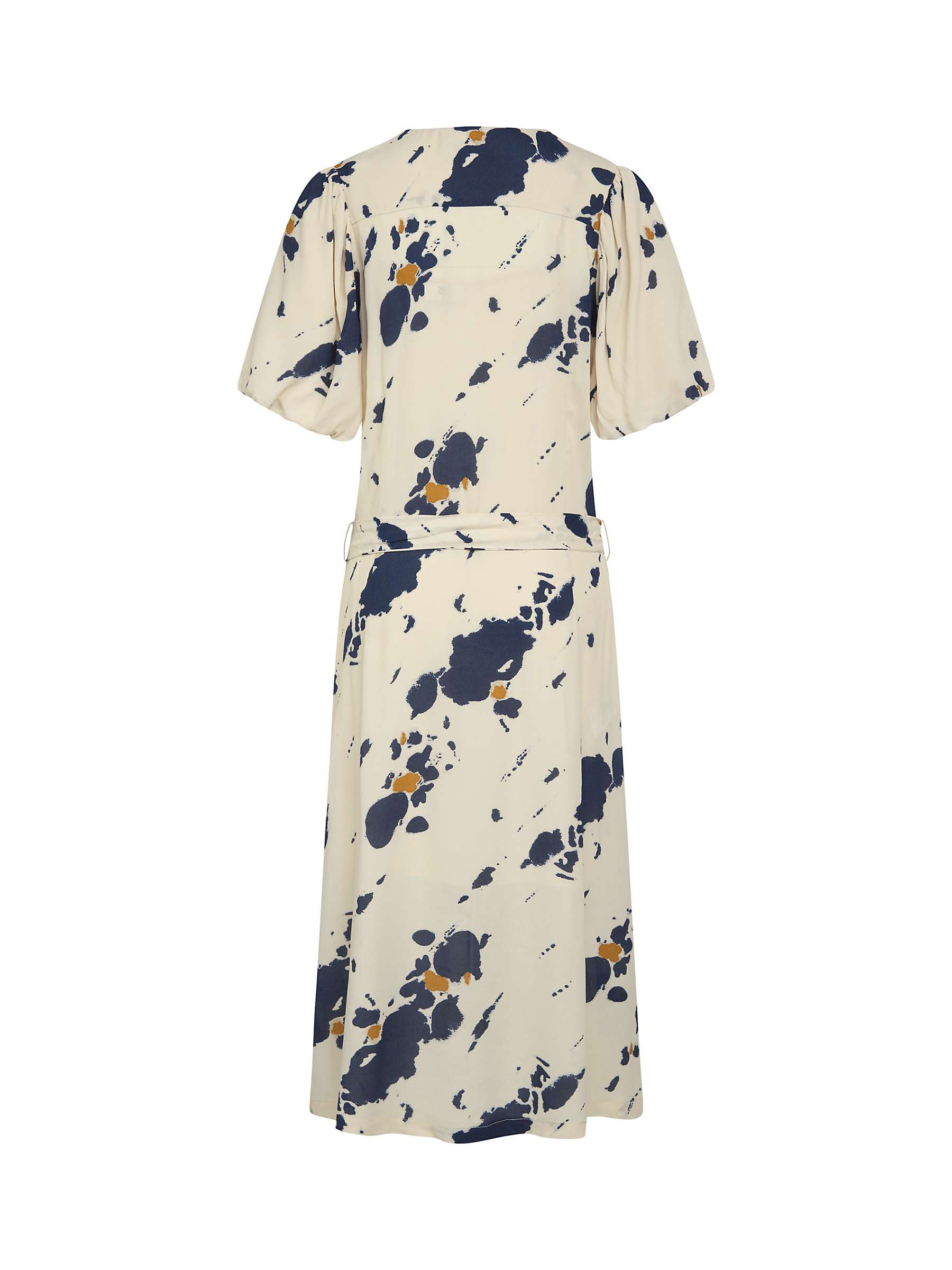 Buy Noa Noa Caroline Maxi 3/4 Sleeve Dress, White/Blue Online at johnlewis.com