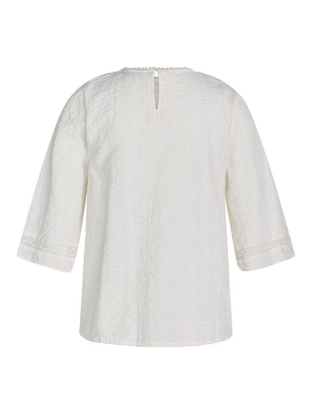 Noa Noa Liz 3/4 Sleeve Blouse, White