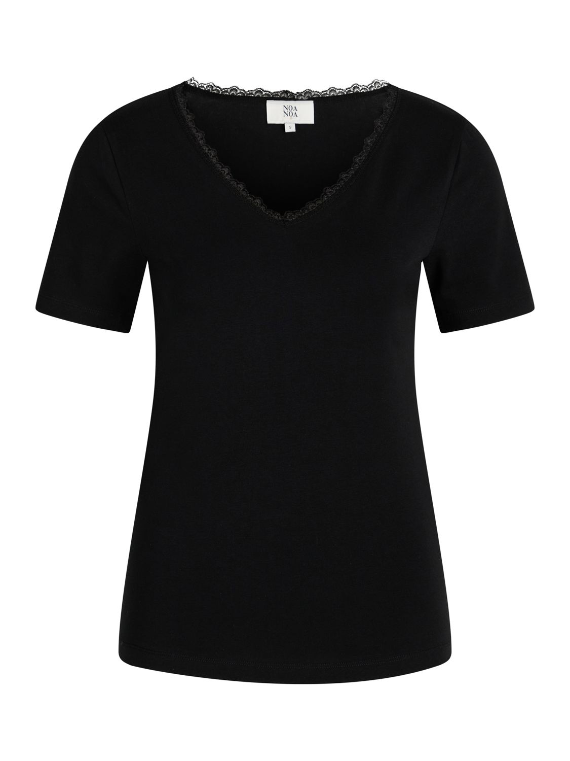 Noa Noa Lyda T-Shirt, Black at John Lewis & Partners