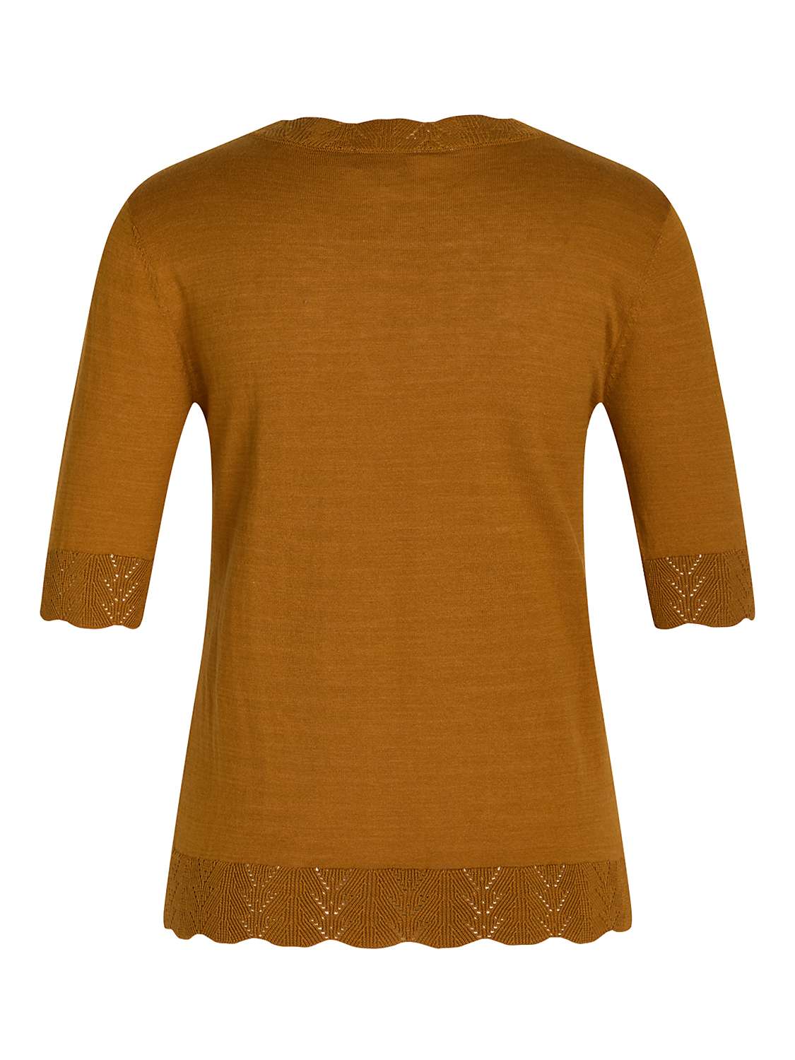 Buy Noa Noa Louisa Short Sleeve Top, Spice Online at johnlewis.com