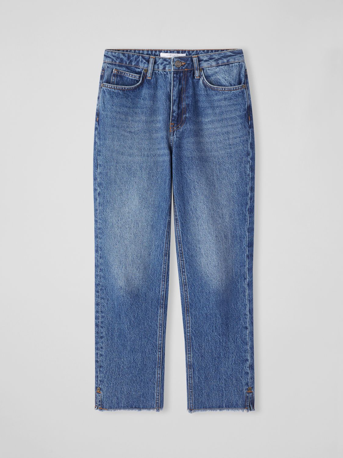 L.K.Bennett Verity Jeans, Indigo at John Lewis & Partners