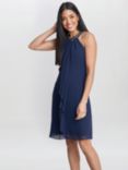 Gina Bacconi Jane Beaded Dress, Spring Navy