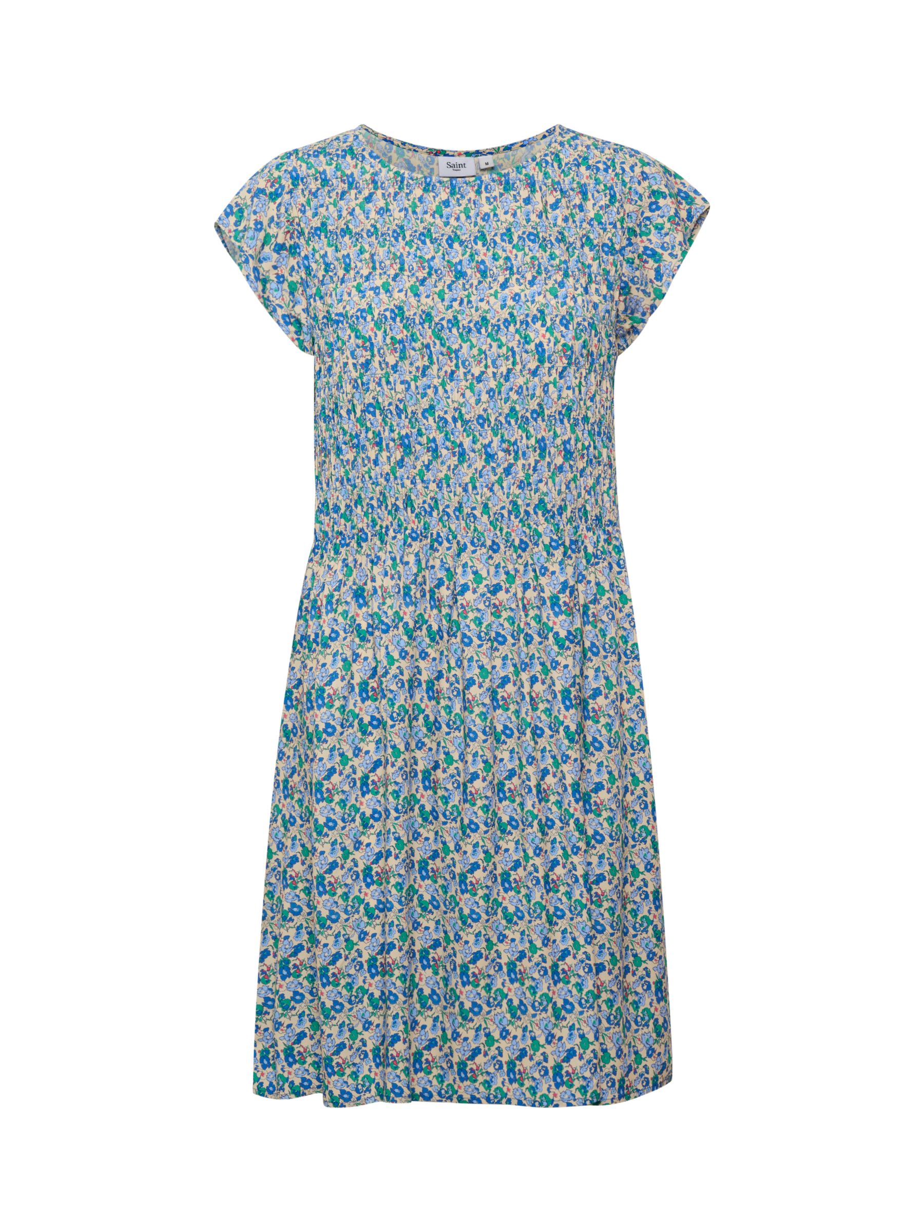 Saint Tropez Gisla Ditsy Print Dress, Blue at John Lewis & Partners