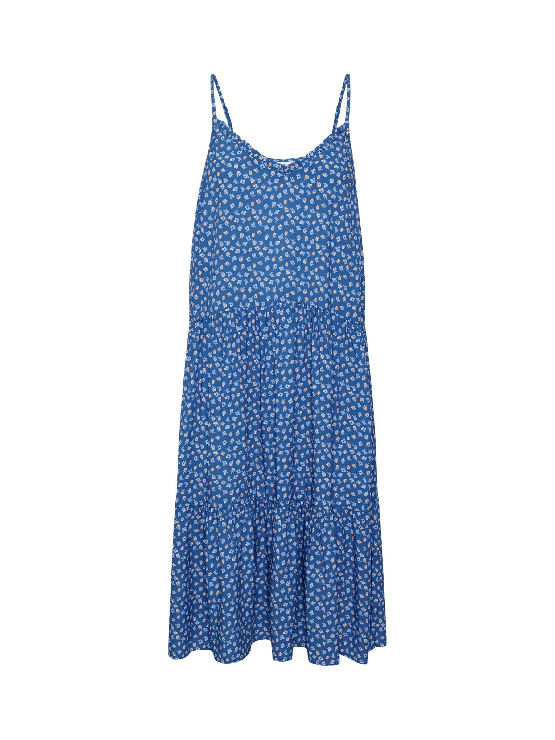 Saint Tropez Eda Strappy Dress, Blue Ditsy Floral, XXL