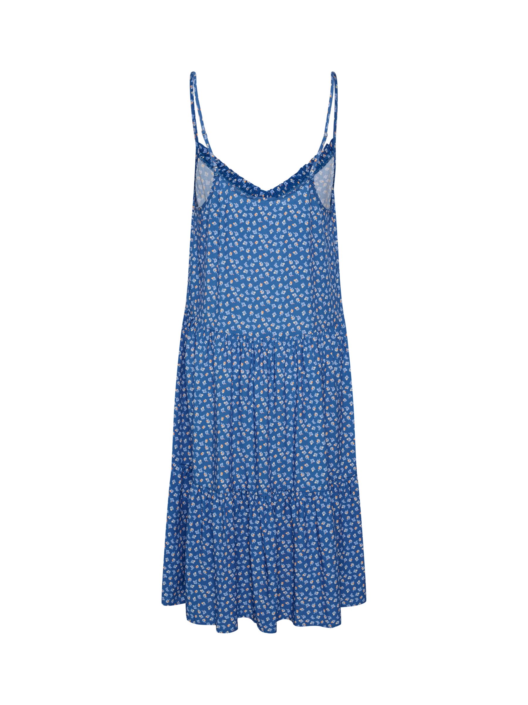 Saint Tropez Eda Strappy Dress, Blue Ditsy Floral, XXL
