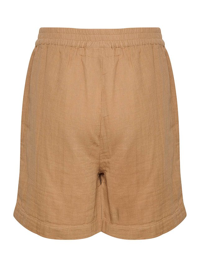 Saint Tropez Urika Elastic Waist Shorts, Brown