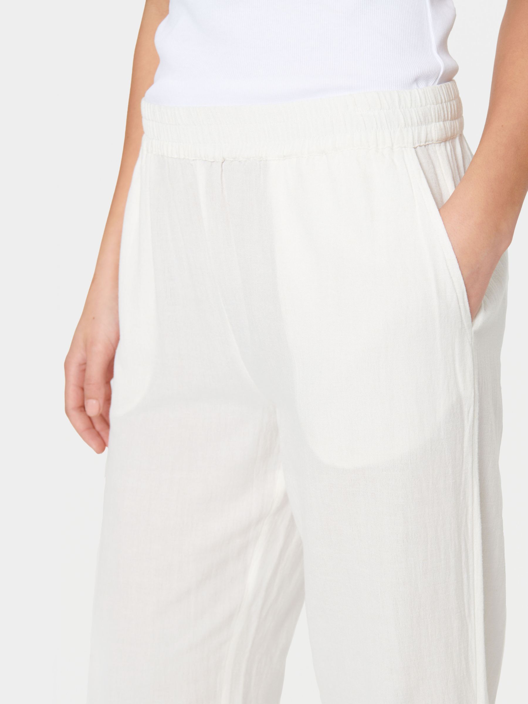 Buy Saint Tropez Ulina Linen Blend Trousers Online at johnlewis.com
