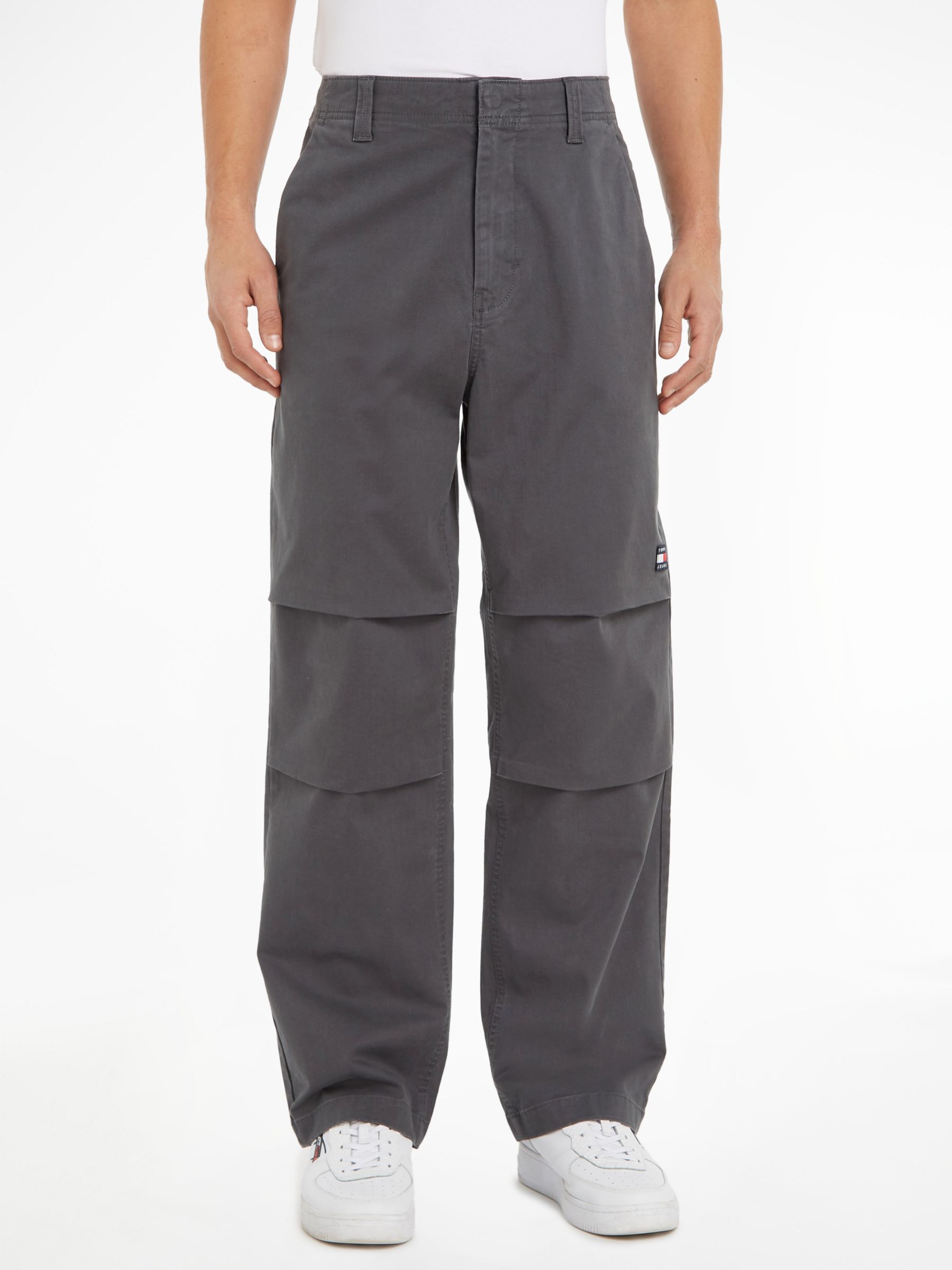 Tommy Jeans Aiden Baggy Chinos, Charcoal, 30R
