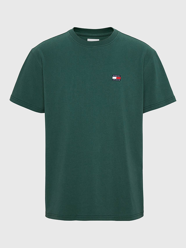 Tommy Jeans Big & Tall Badge Logo T-Shirt, Collegiate Green