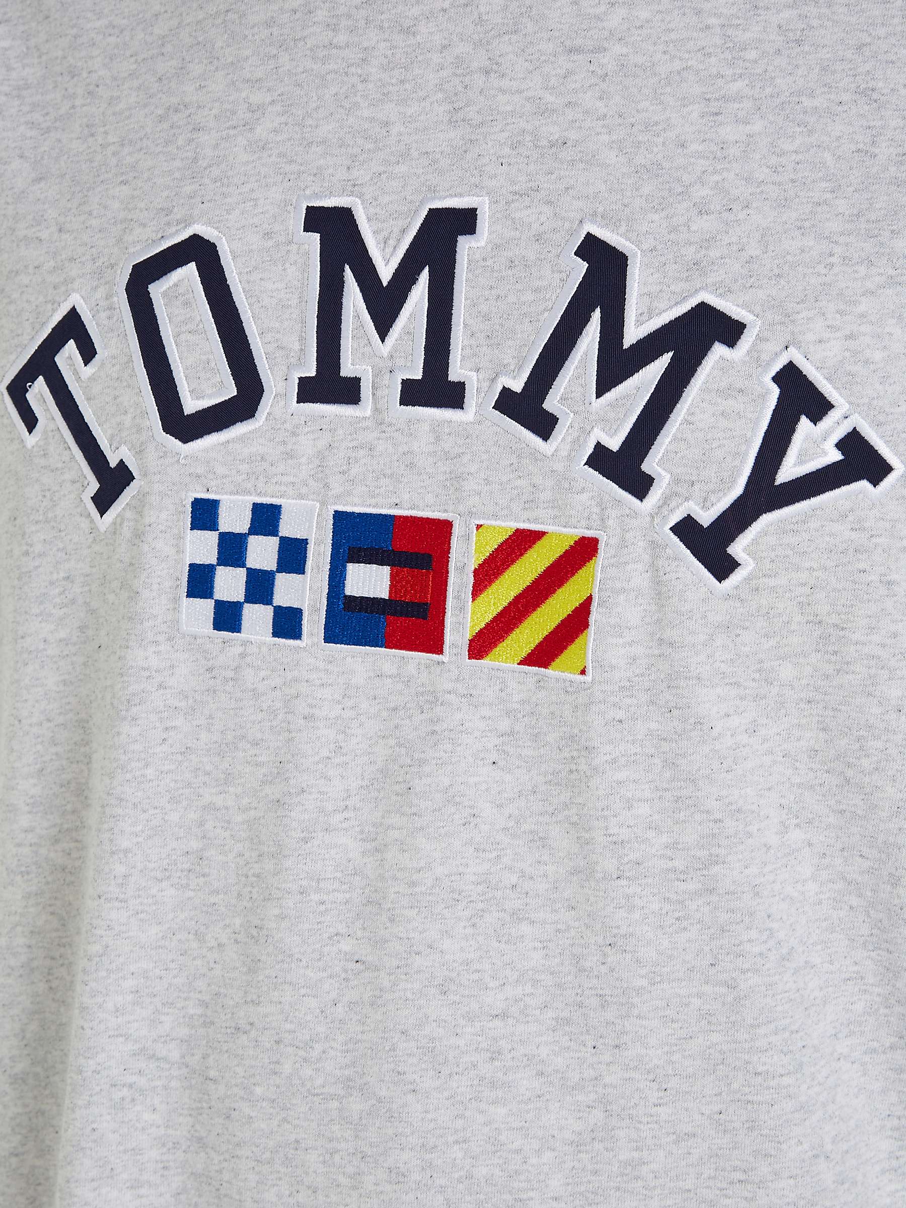Buy Tommy Jeans Archive Sailing T-Shirt, Grey Online at johnlewis.com