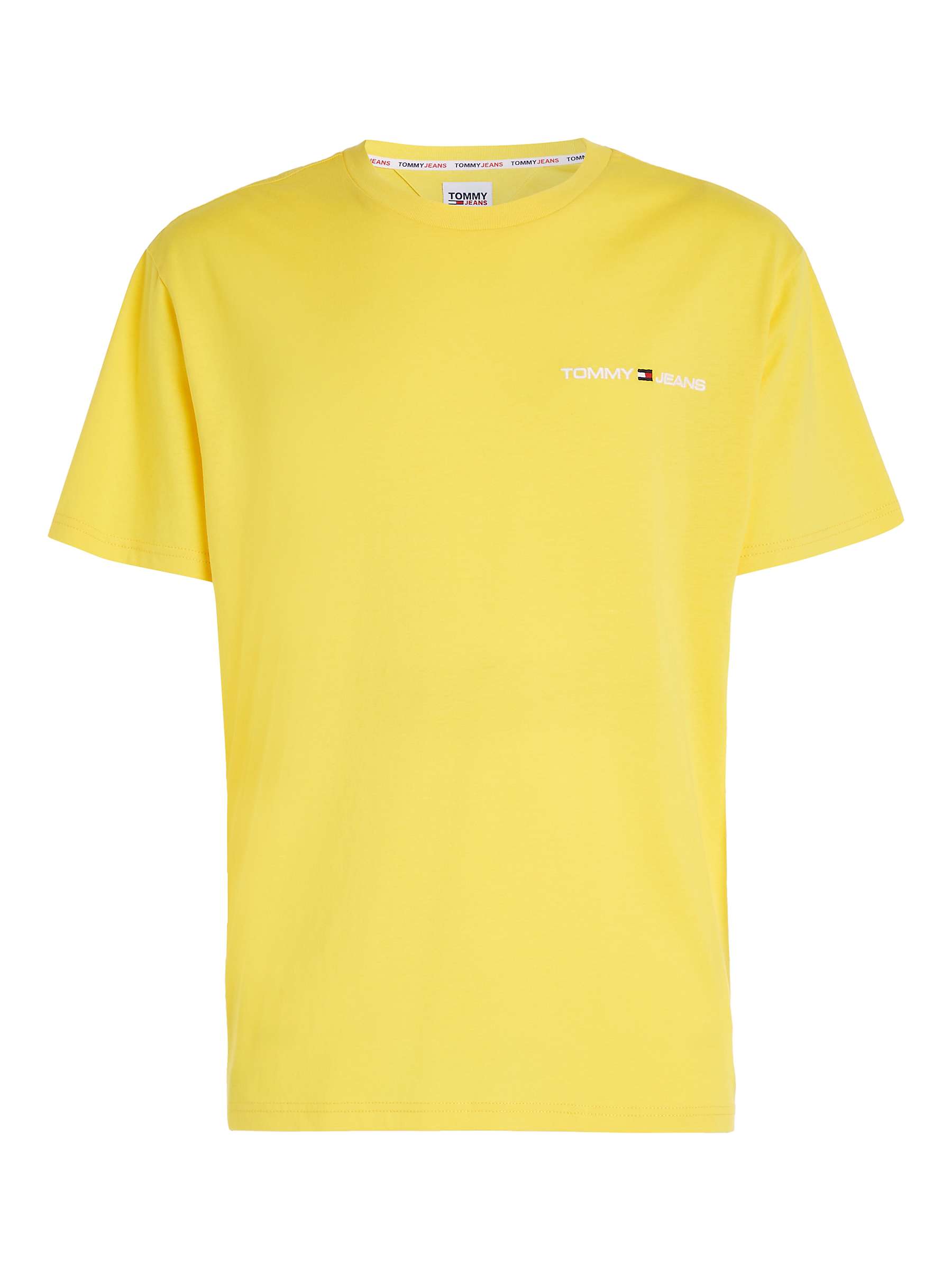 Tommy Jeans Classic Linear Logo T-Shirt at John Lewis & Partners