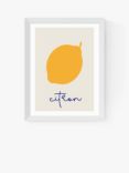 EAST END PRINTS Inoui 'Citron' Framed Print