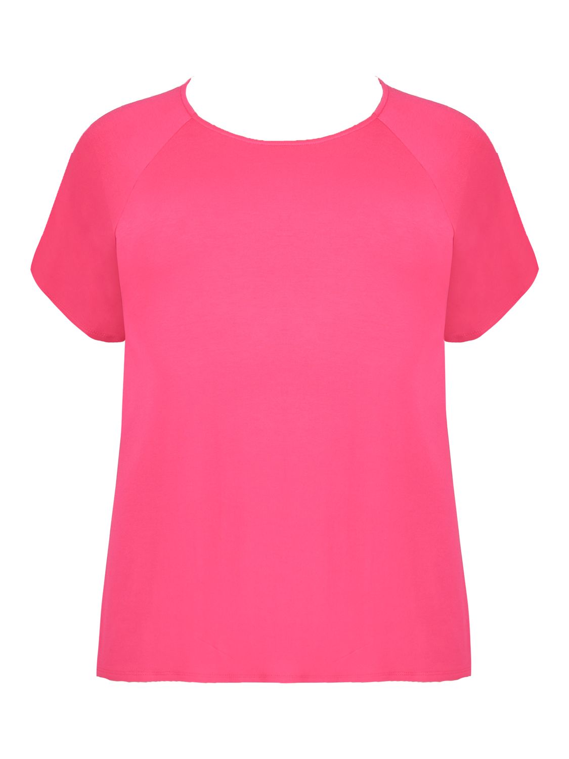 Live Unlimited Curve Flutter Sleeve T-Shirt, Pink at John Lewis & Partners