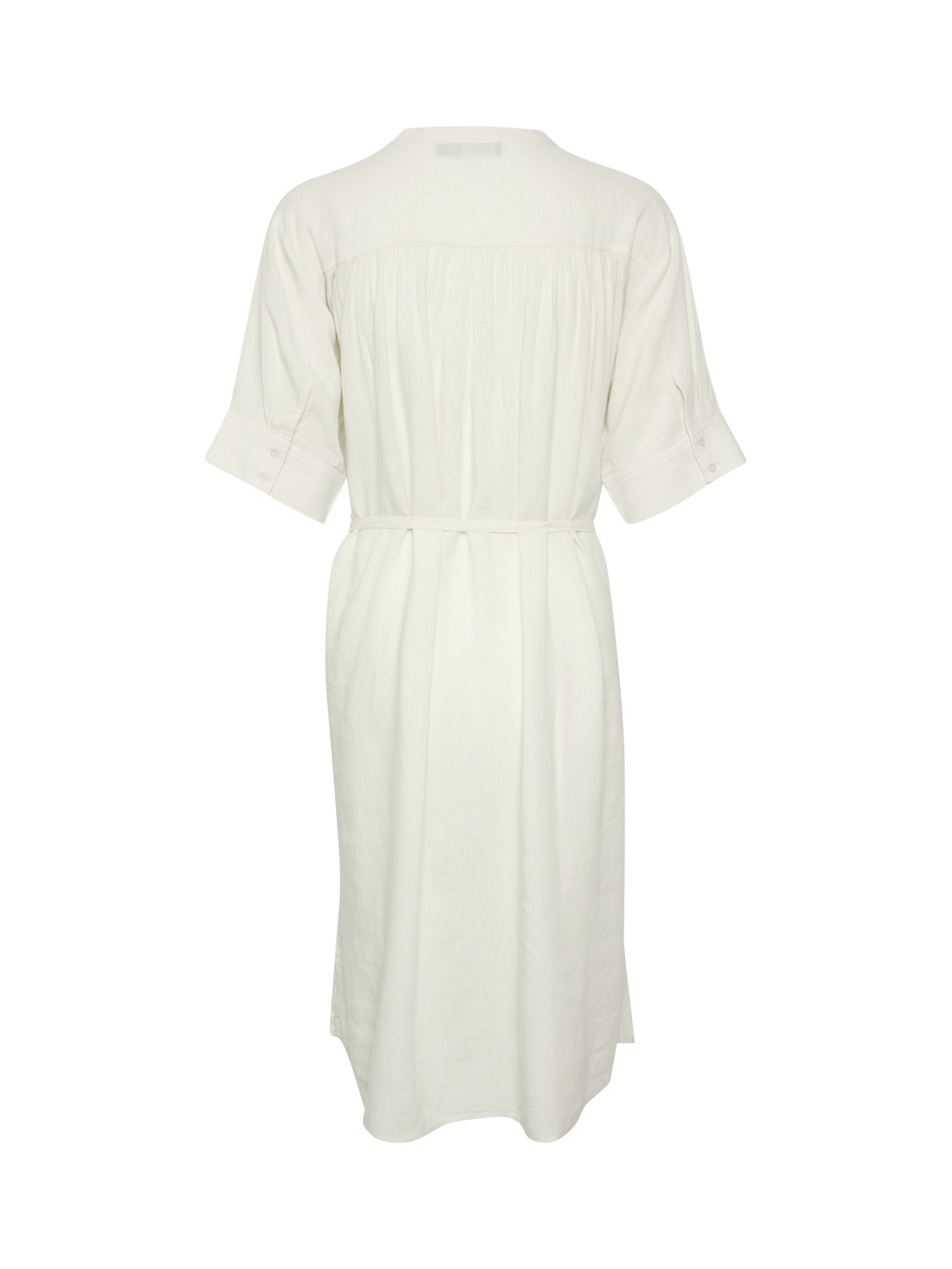 Soaked In Luxury Rosaline Knee Length Shirt Dress, Whisper White, XXL