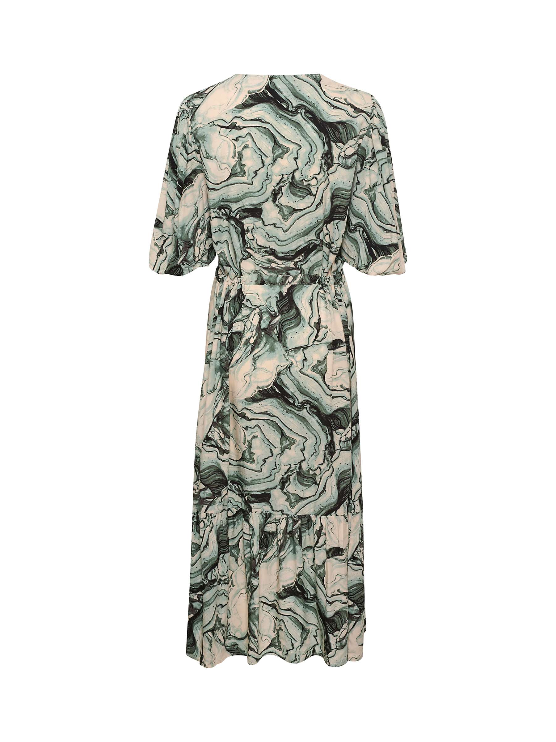 Buy Soaked In Luxury Livinna Marble Midi Dress, Green Online at johnlewis.com