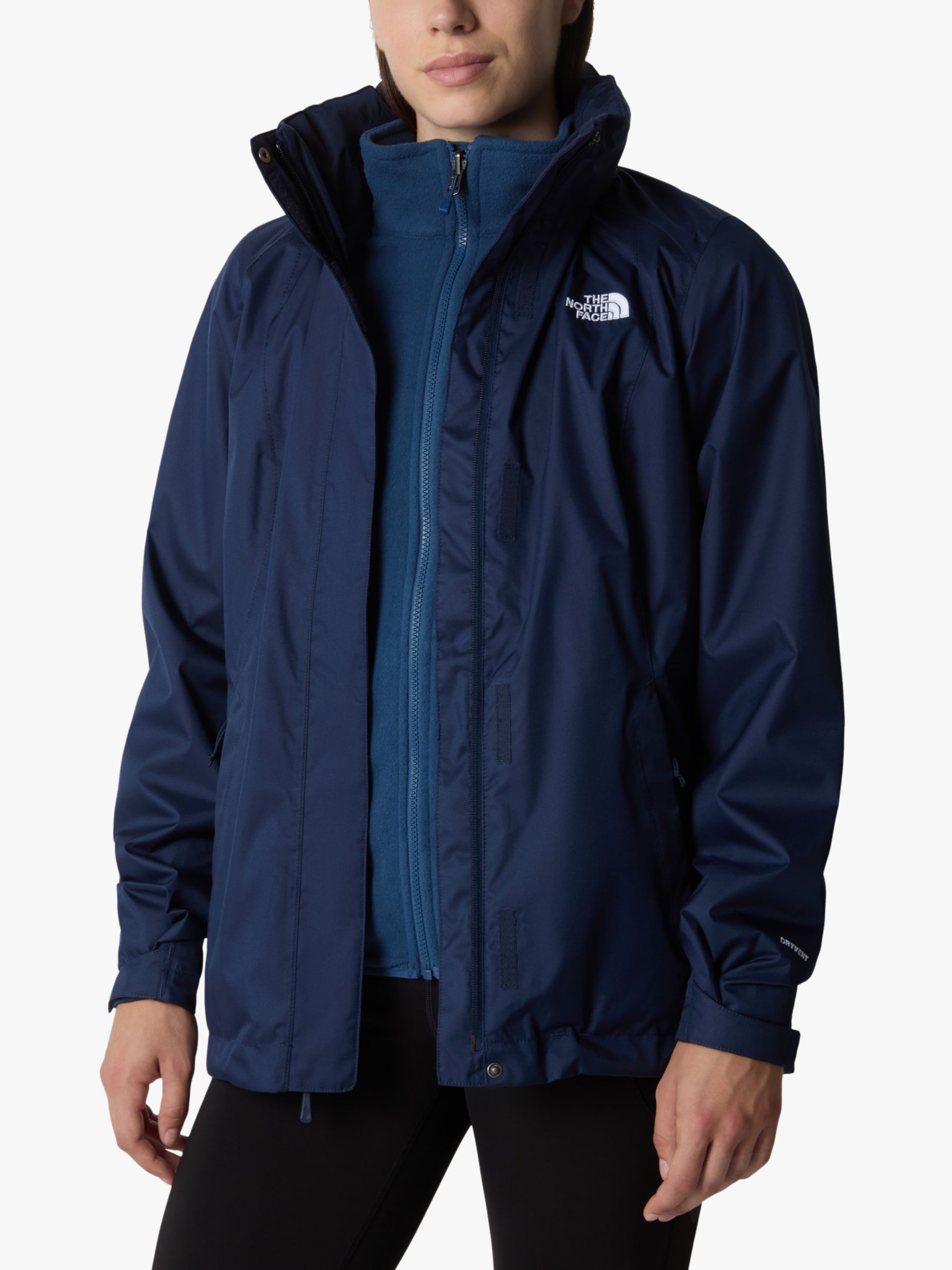 The North Face Evolve Triclimate Women's 3-in-1 Waterproof Jacket, Summit  Blue/Shady Blue, S