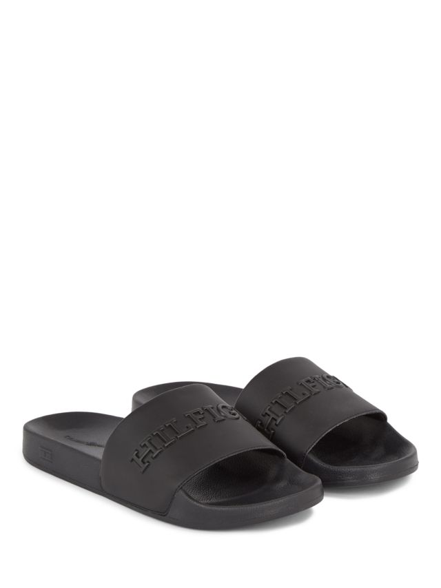 Black tommy hilfiger online sliders