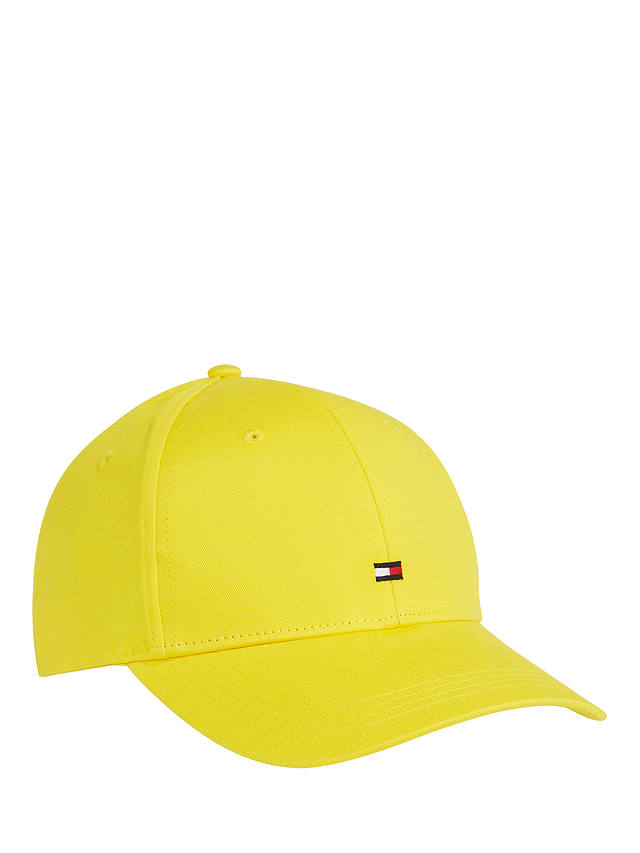 Tommy Hilfiger Logo Embroidered Organic Cotton Cap, Vivid Yellow at ...