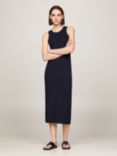 Tommy Hilfiger Slim Rib Midi Dress