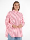 Tommy Hilfiger Oversized Stripe Organic Cotton Shirt