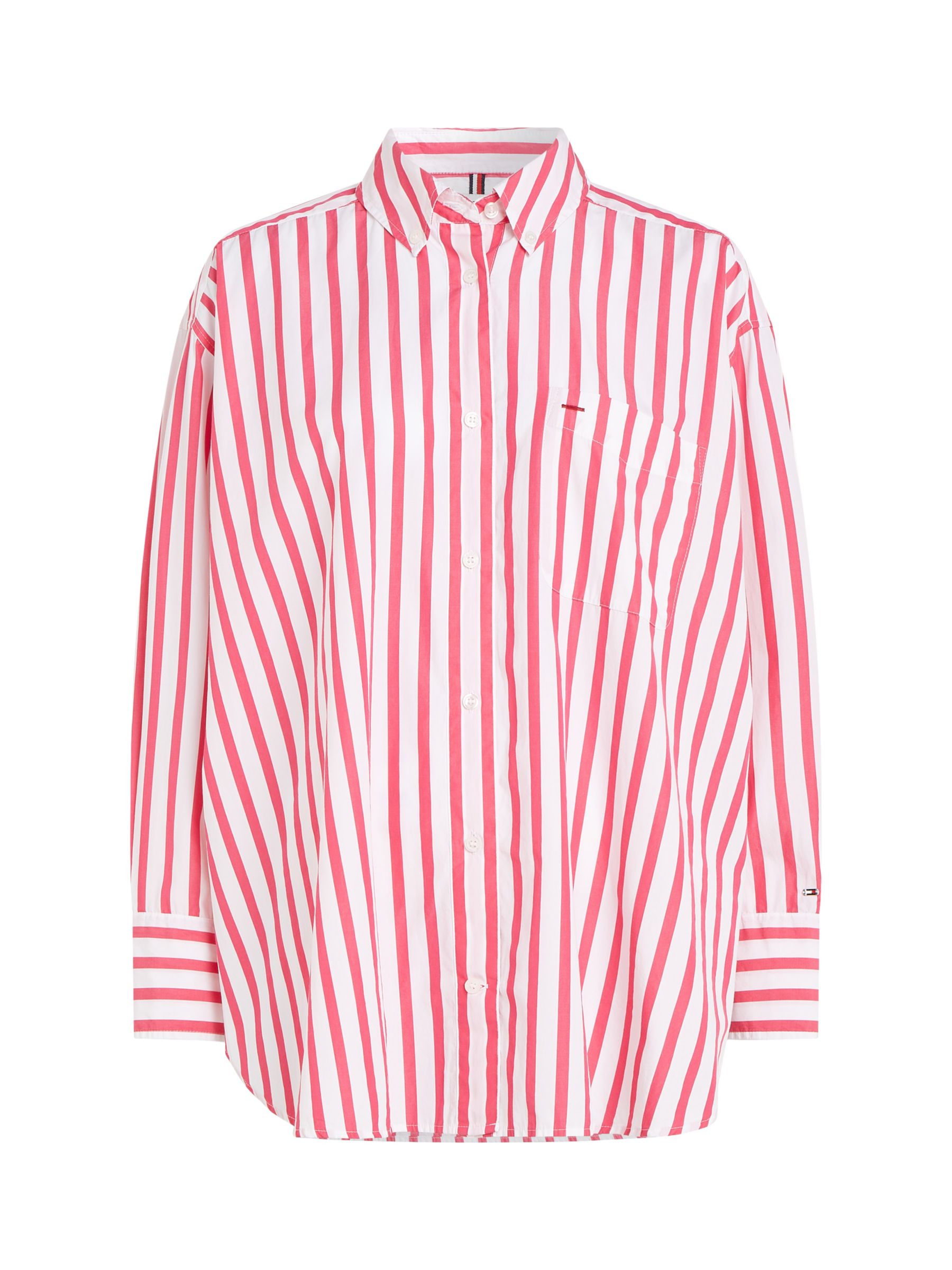 Tommy hilfiger best sale horizontal striped shirt