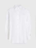 Tommy Hilfiger Oversized Oxford Shirt, Optic White, Optic White