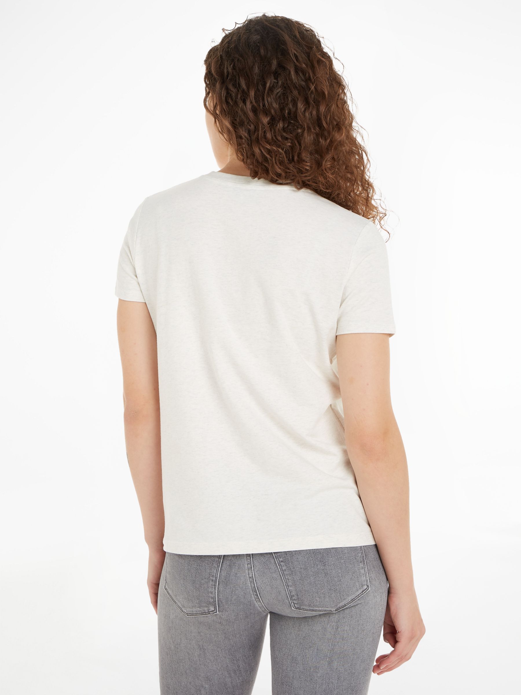 Buy Tommy Hilfiger Organic Cotton Blend Logo T-Shirt Online at johnlewis.com