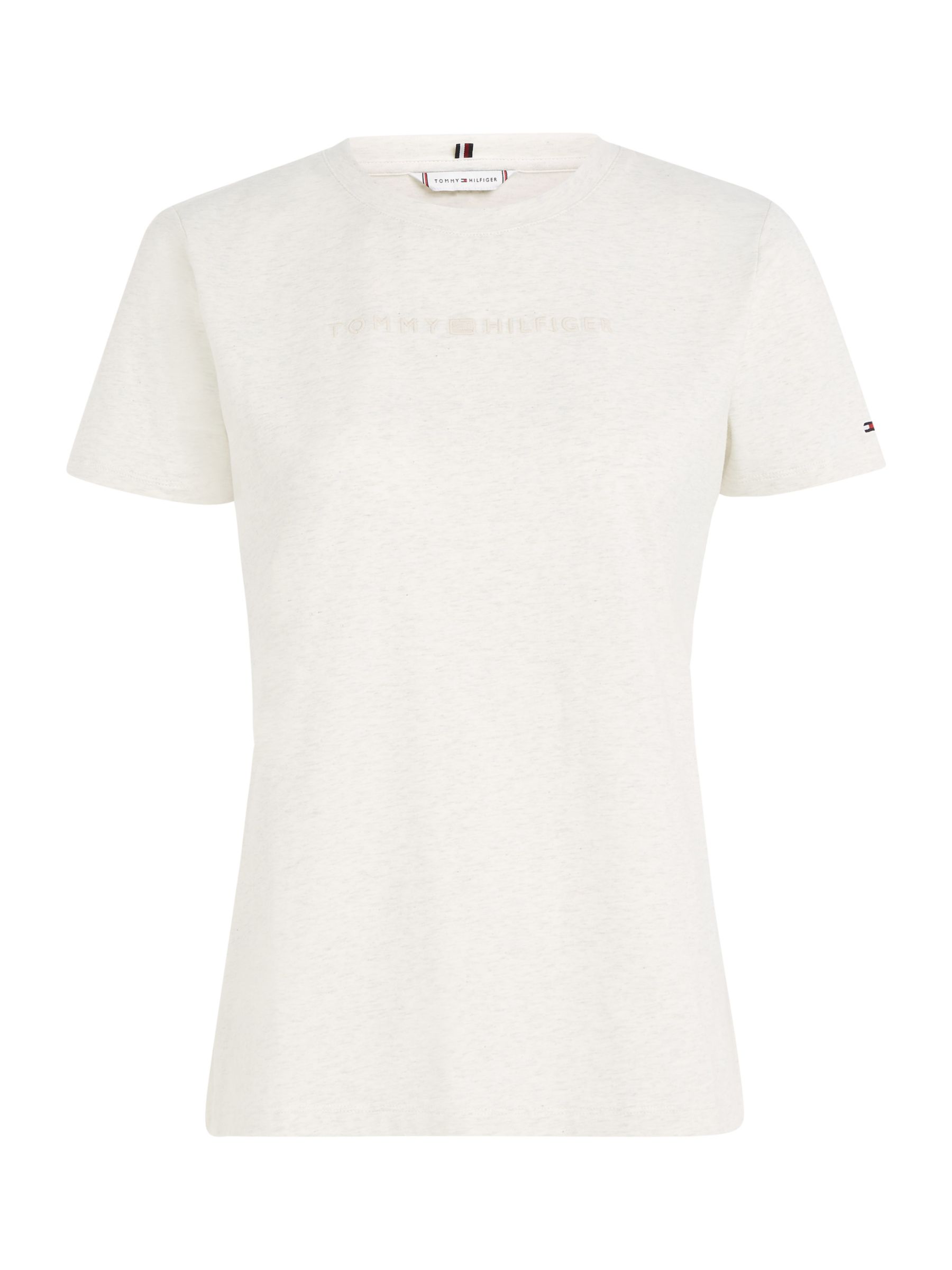Buy Tommy Hilfiger Organic Cotton Blend Logo T-Shirt Online at johnlewis.com