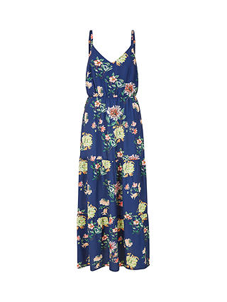 Yumi Floral Print Maxi Dress, Navy