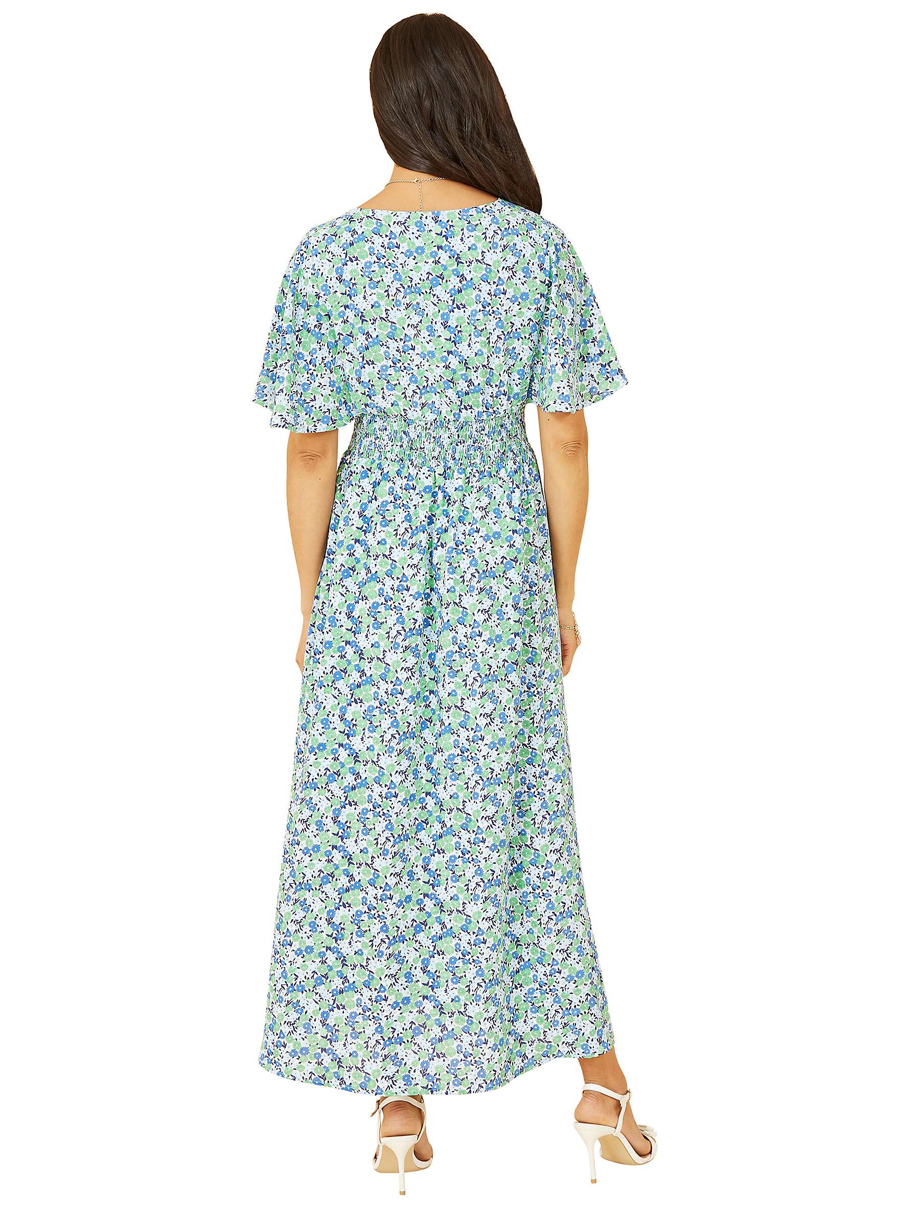 Buy Yumi Ditsy Print Maxi Dress, Green Online at johnlewis.com