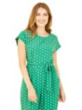 Yumi Spot Print Jumpsuit, Green