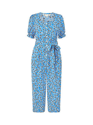 Yumi Spring Meadow Floral Jumpsuit, Blue