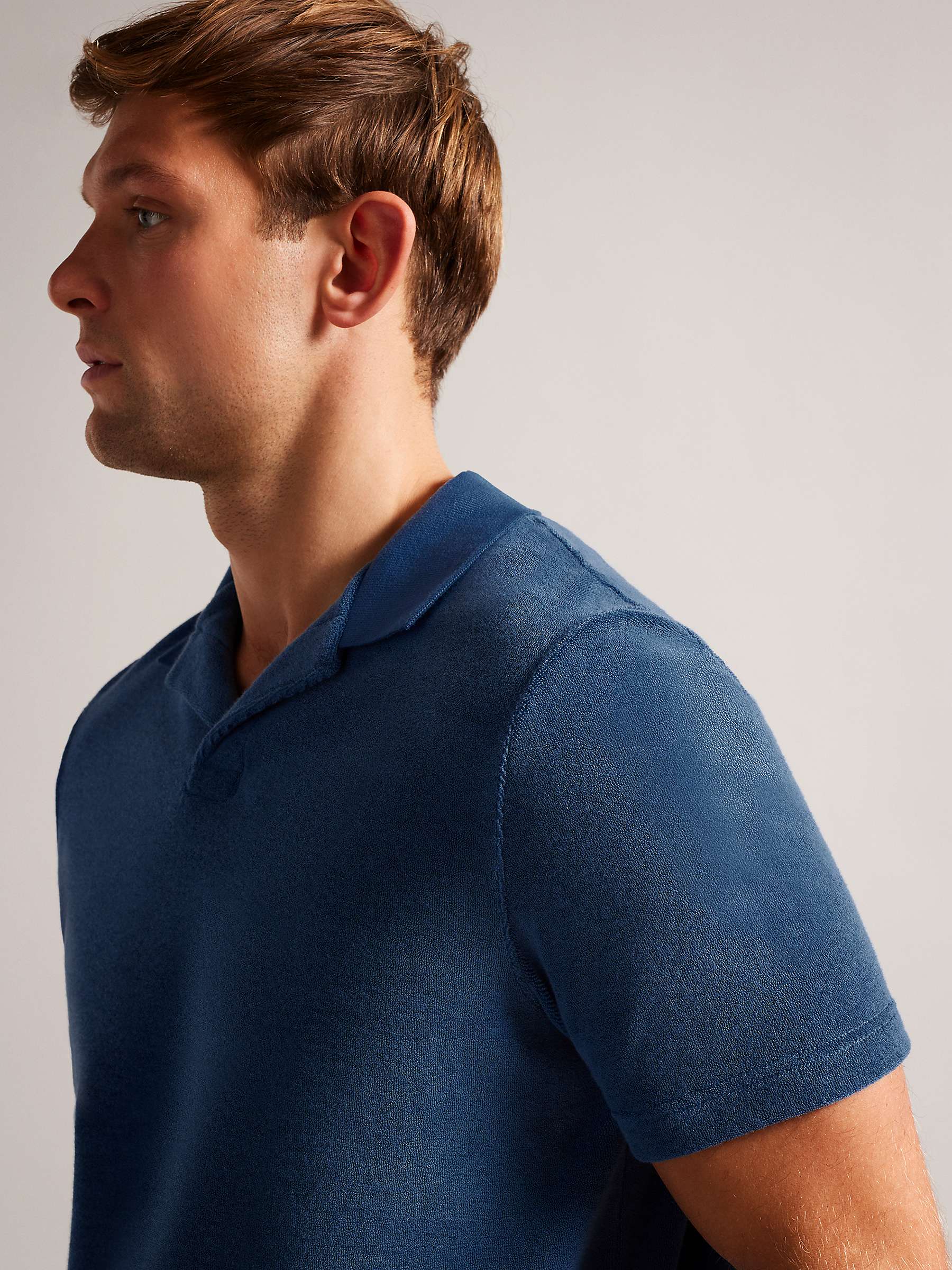Buy Ted Baker Short Sleeved Towelling Polo Online at johnlewis.com