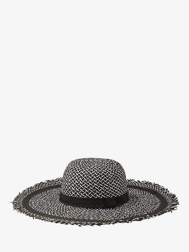 Unmade Copenhagen Malea Sun Hat, Art White/Black