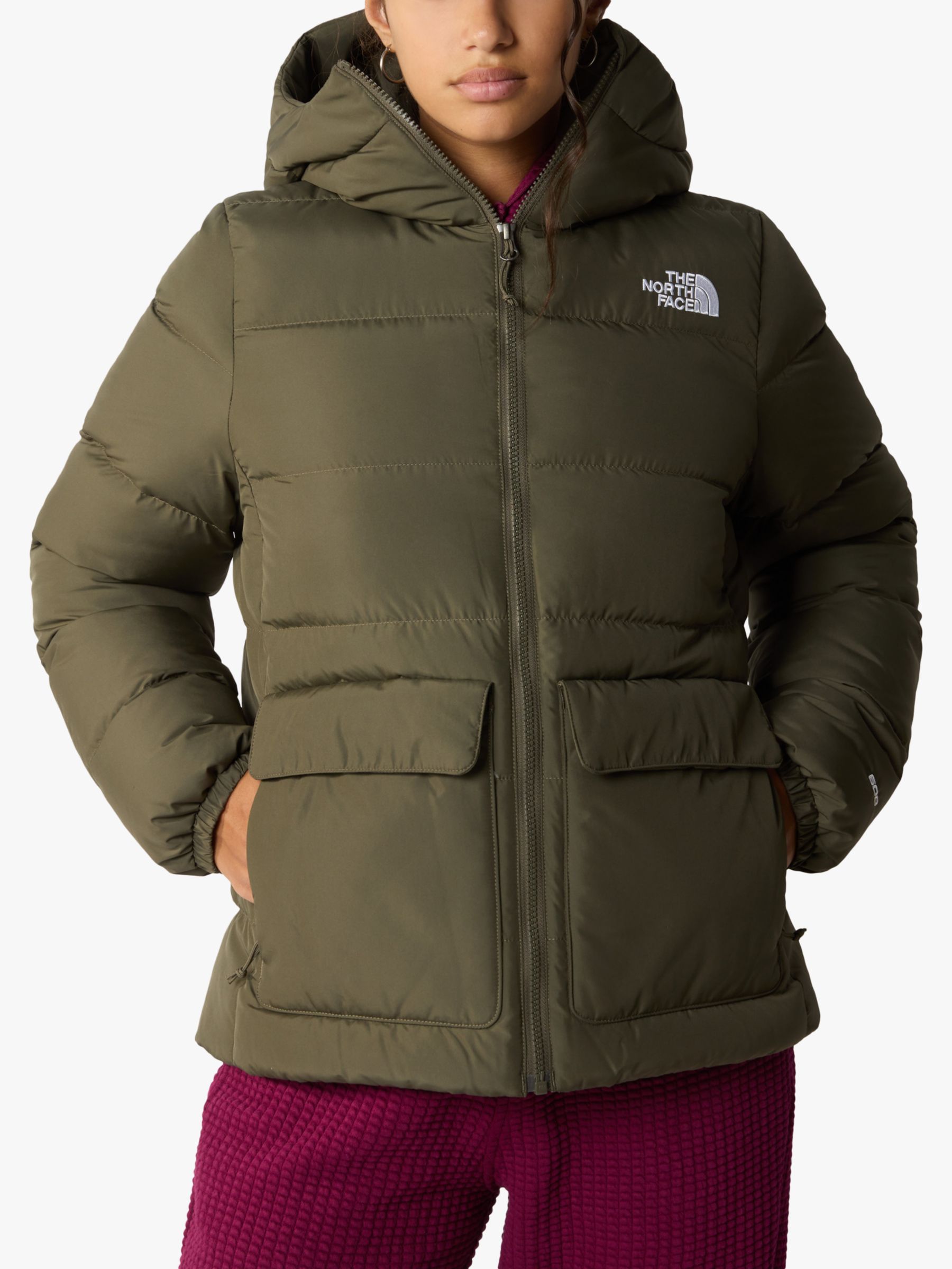 The North Face Women's Gotham Jacket, Green at John Lewis & Partners