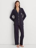 Lauren Ralph Lauren Notch Collar Long Sleeve Pyjamas
