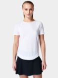 Sweaty Betty Breathe Easy Short Sleeve Gym Top, White