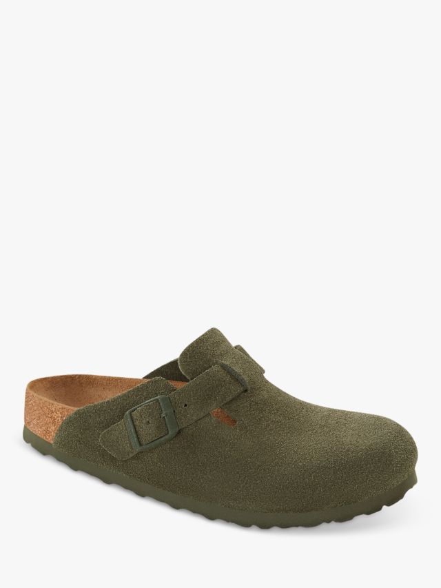 Birkenstock Boston Suede Clogs, Thyme, 7.5