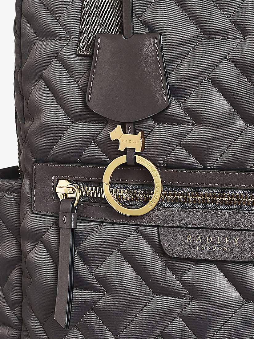 Buy Radley Finsbury Park Medium Zip Around Quilted Backpack Online at johnlewis.com