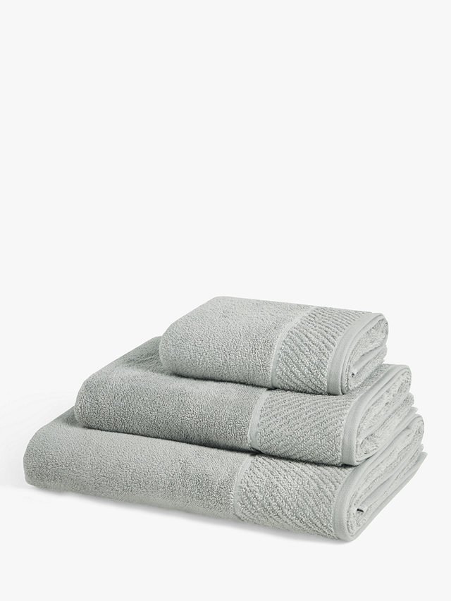 John Lewis ANYDAY Quick Dry Hand Towel, Grey