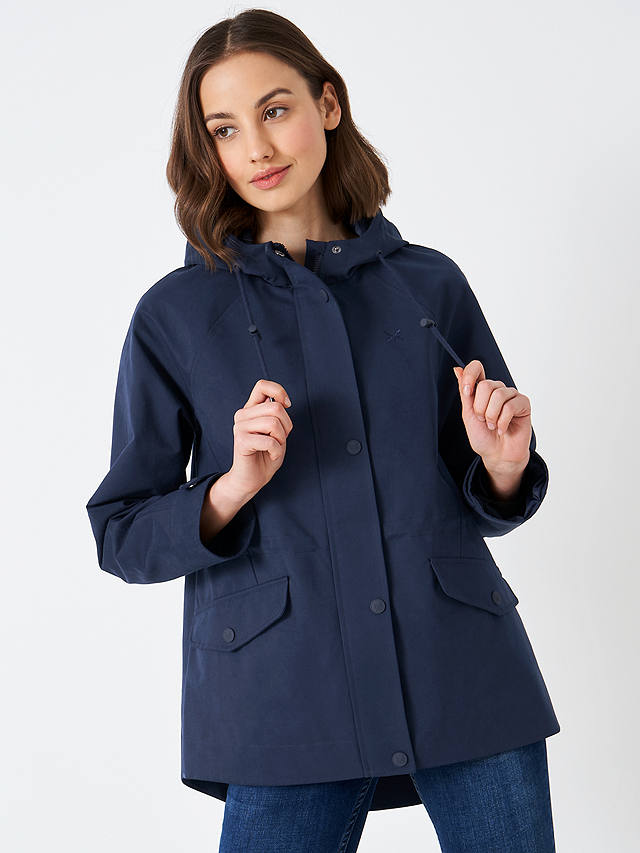 Crew Clothing Rain Jacket, Navy Blue