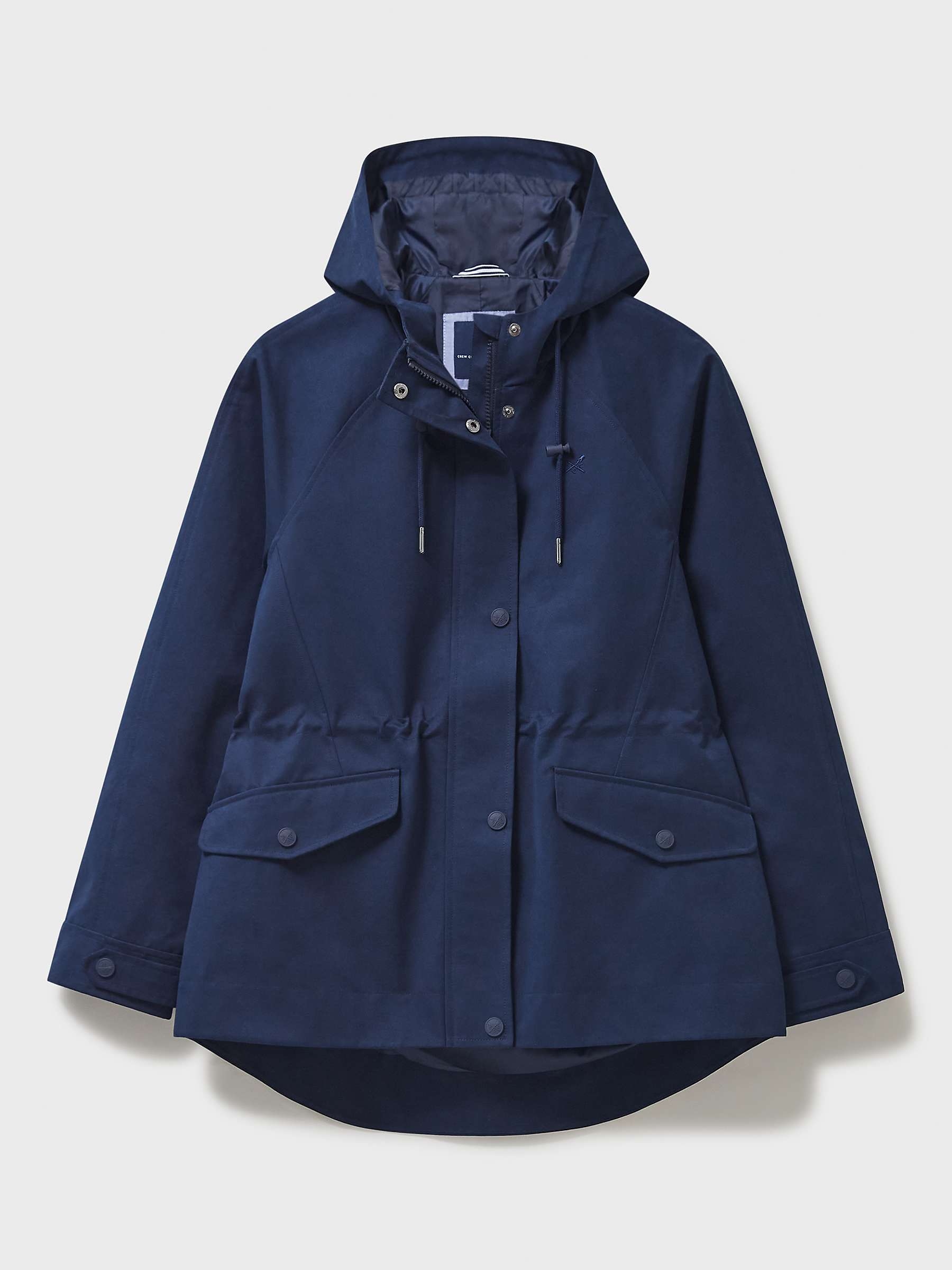 Buy Crew Clothing Rain Jacket, Navy Blue Online at johnlewis.com