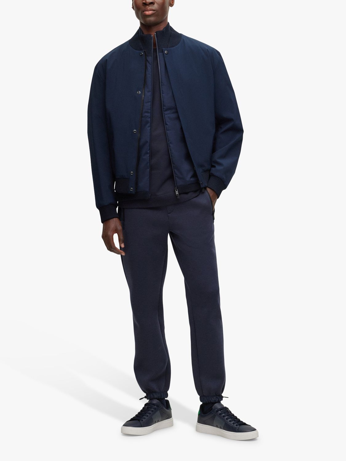 BOSS Coulson Bomber Jacket, Navy