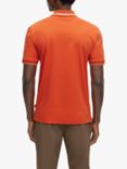 BOSS Parlay 194 Badge Polo Shirt, Dark Orange