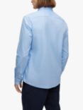 BOSS Roan Long Sleeve Slim Fit Shirt, Patel Blue