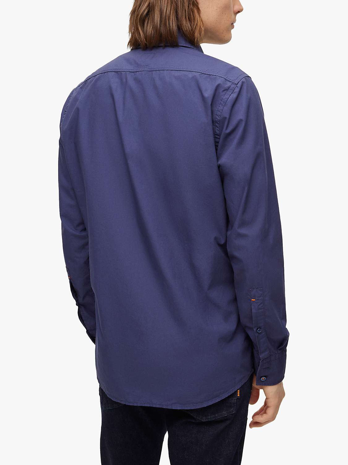 Buy BOSS Relegant Regular Fit Garment Dyed Shirt Online at johnlewis.com