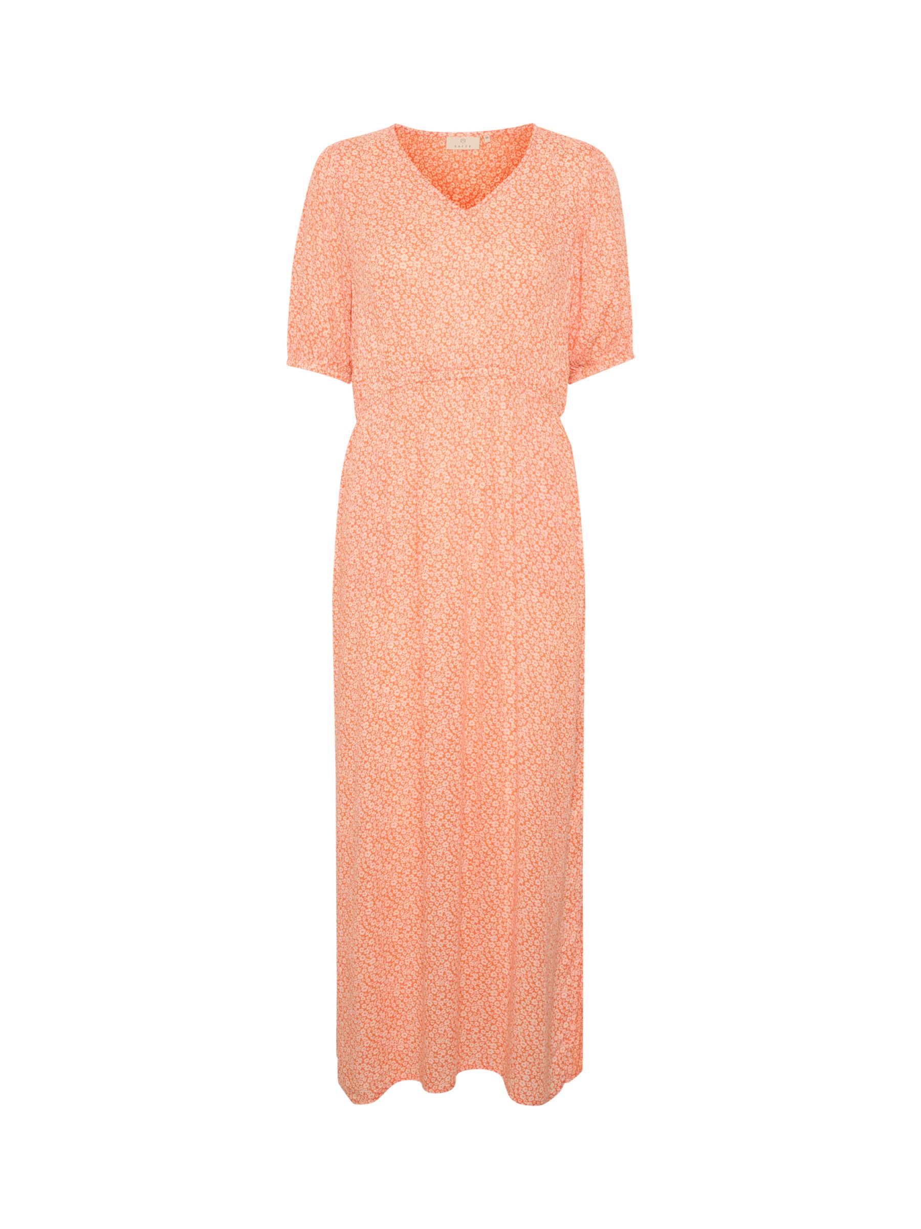 Buy KAFFE Isolde Amber Maxi Dress, Vermillion/Antique Online at johnlewis.com
