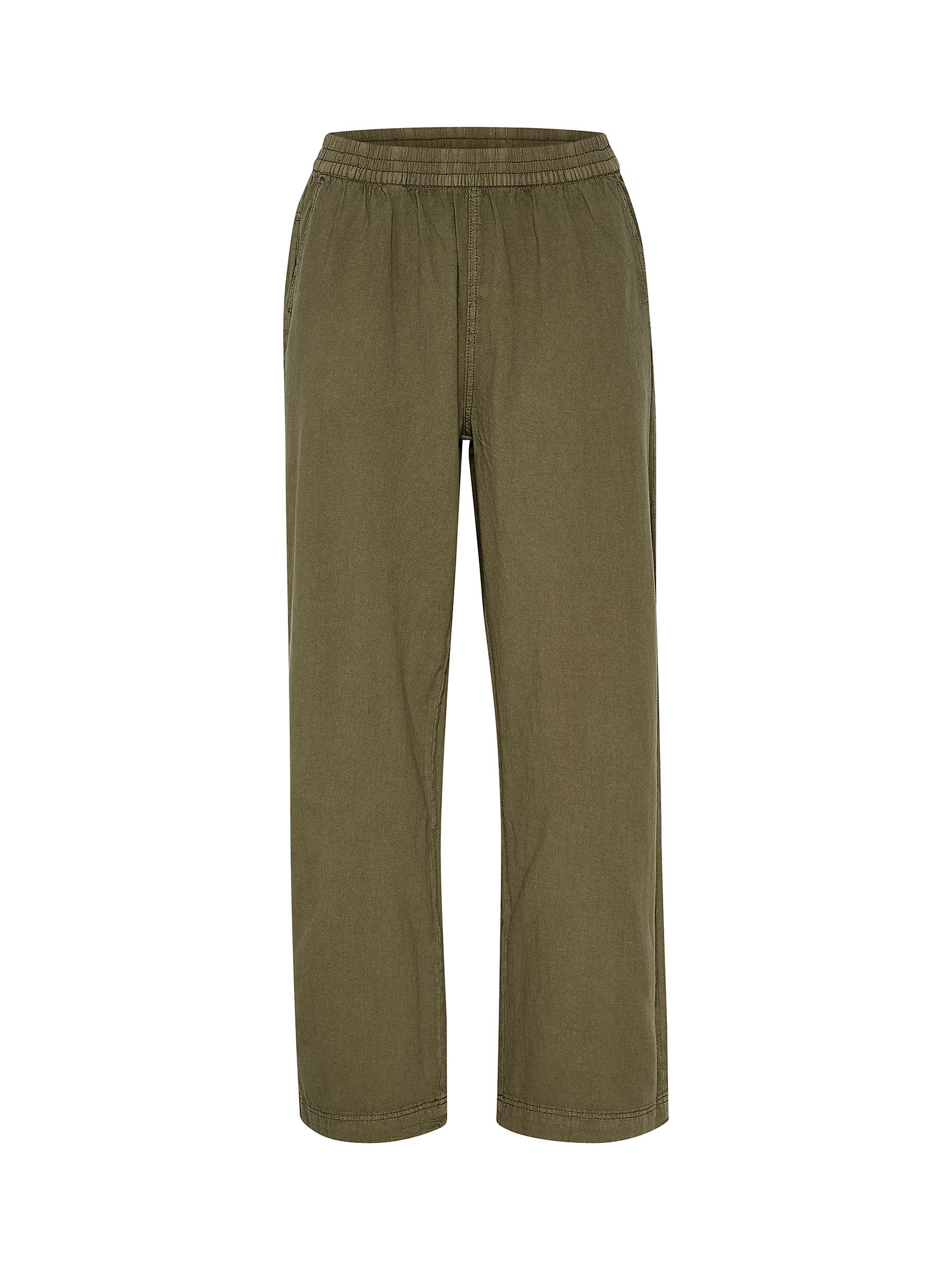 Buy KAFFE Naya Plain Wide Leg Trousers Online at johnlewis.com