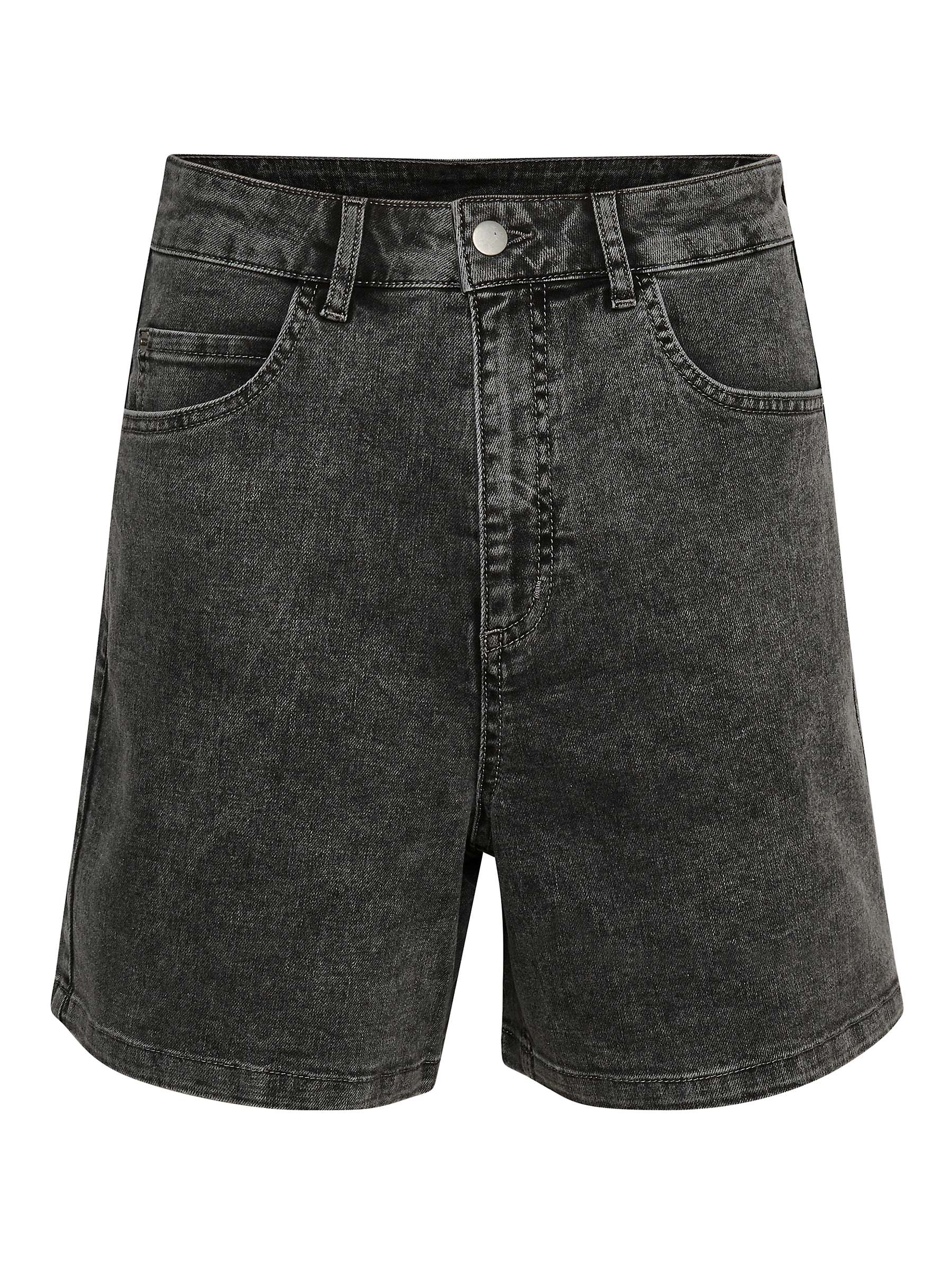 Buy KAFFE Selna Denim Shorts, Black Washed Online at johnlewis.com