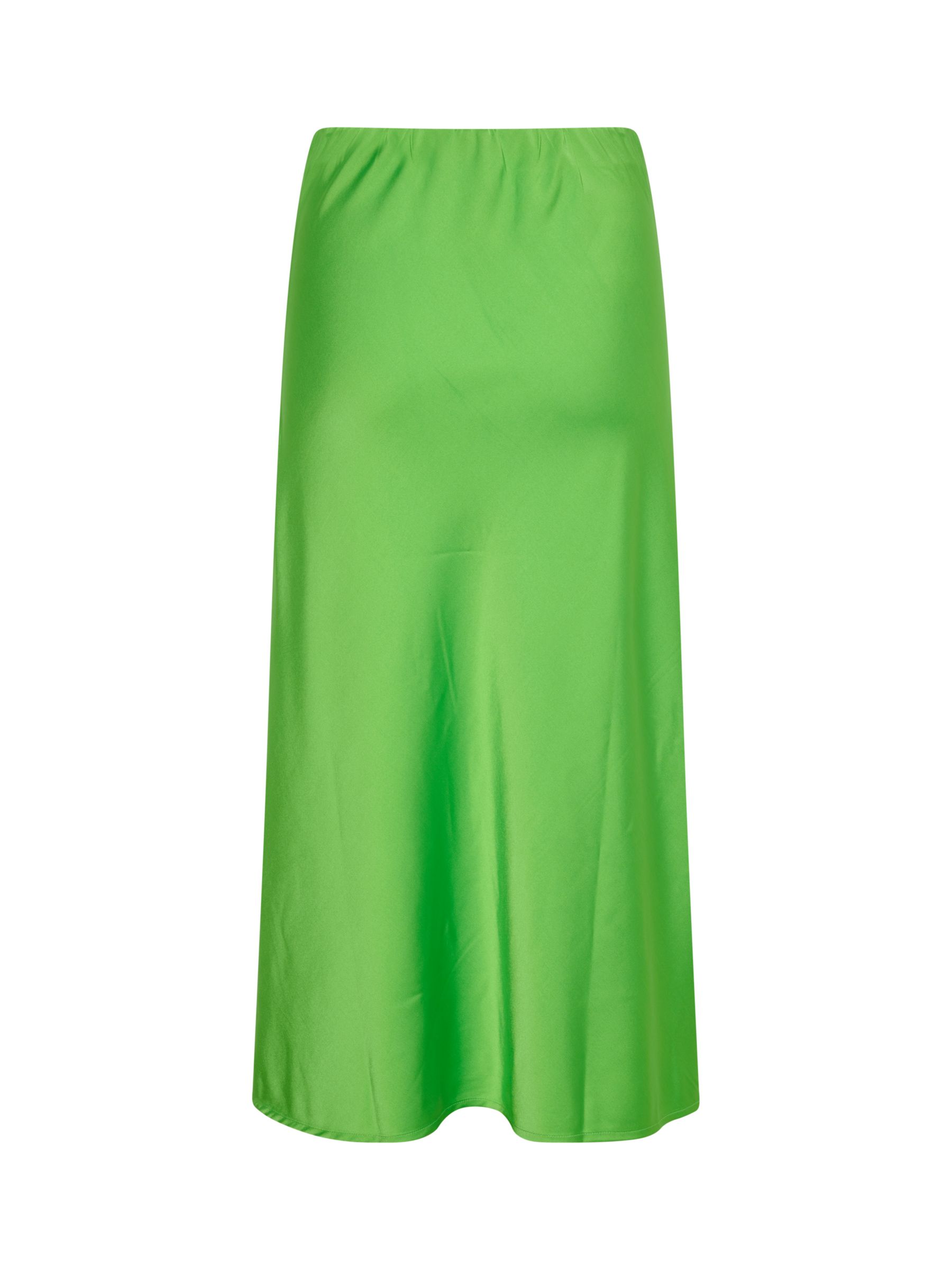 Buy KAFFE Sasmina Midi Skirt, Green Online at johnlewis.com